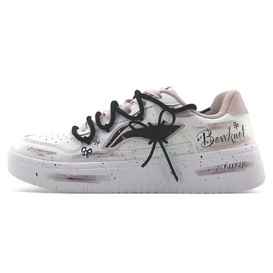 Li-Ning Li Ning Floating Boat Lightweight Height Increasing Low top Skateboard Shoes Women's