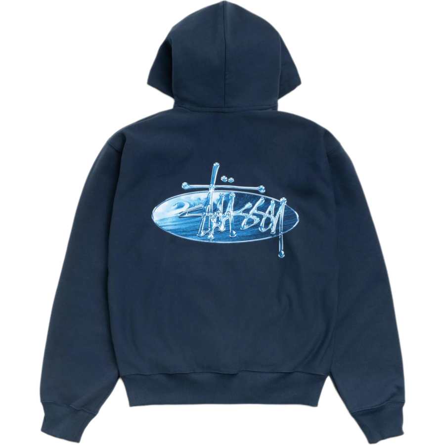 Stussy SS26 WAVE OVAL HOODIE Sweatshirt Unisex