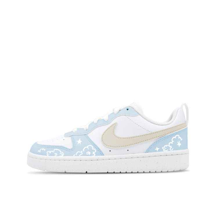 Nike Nike Court Borough Cloudy Starry Sky, Noble Endeavor, Dopamine Dressing, Attractive, Fresh Leather Individual