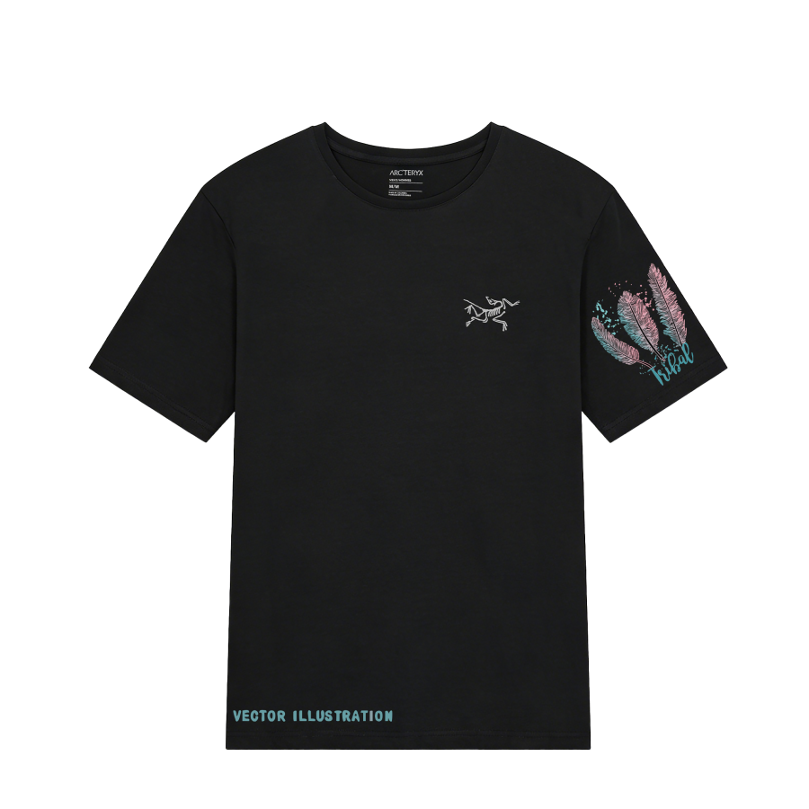 Arcteryx T Shirts Unisex Black/Black Crew Neck Moderate