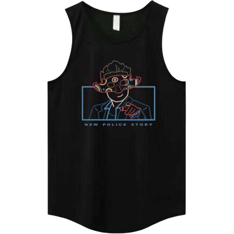 Lnga Landgre Tank Tops Men's Crew Neck Thin Racerback