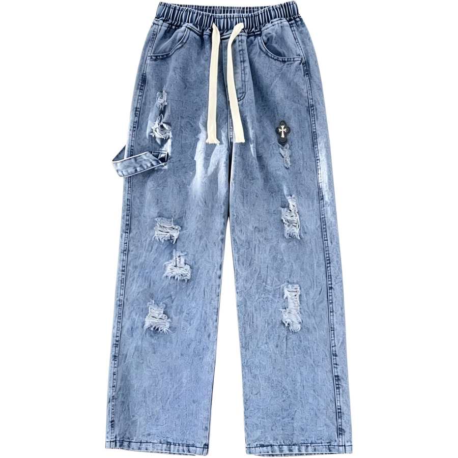 Lnga Landgre Jeans Men's Moderate Wide Leg Pants