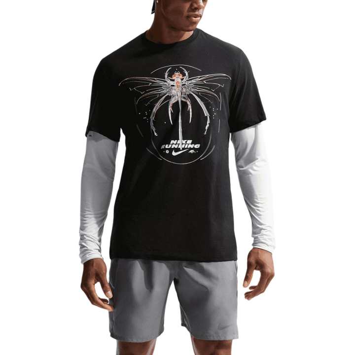Nike Nike Dri Fit T Shirts Men's Black Crew Neck