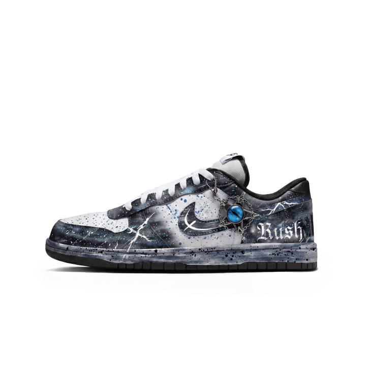 Nike Nike Big Space Exploration, Deep Space Evil Spirit Slip Resistant Abrasion Resistant Low top Skateboard Shoes Unisex