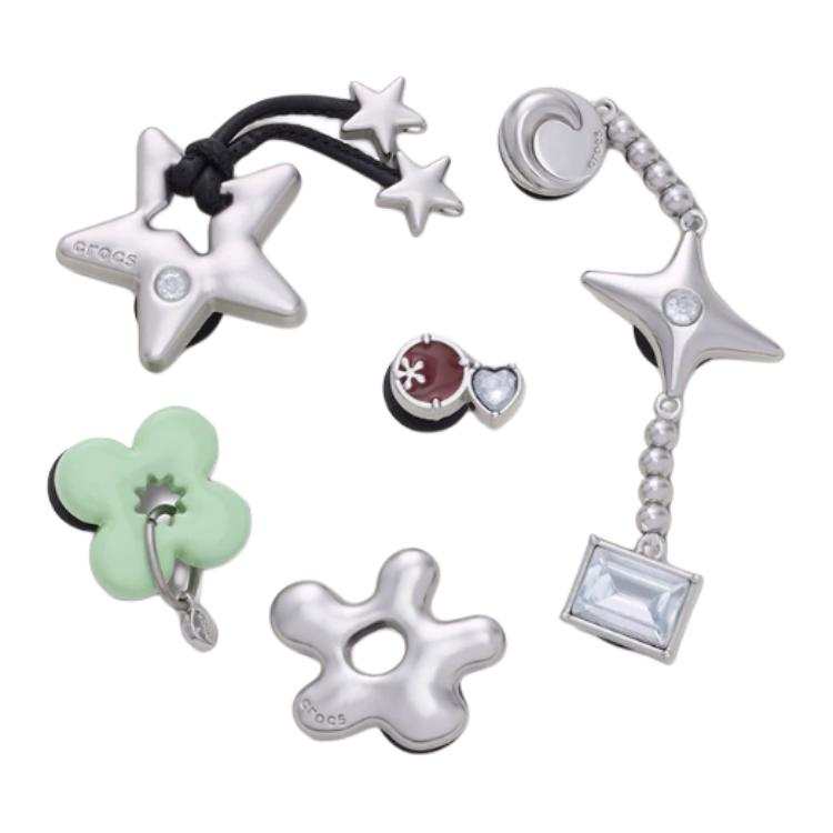 Crocs Crocs Shoe Accessories Unisex Silver