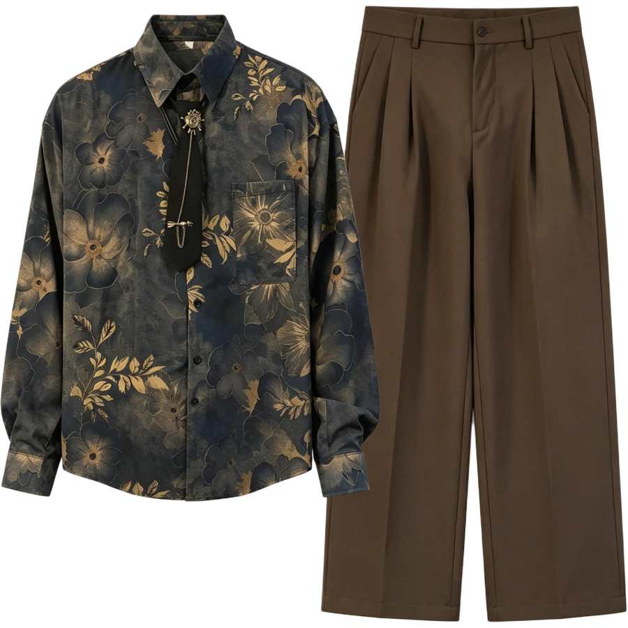 Lnga Landgre Casual Sportswear Men's Lapel Moderate