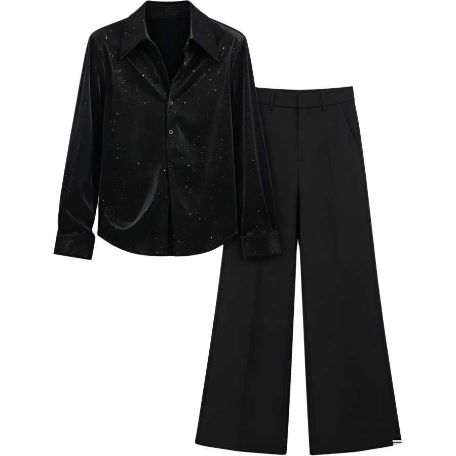 Lnga Landgre Business Suits Men's Lapel Moderate