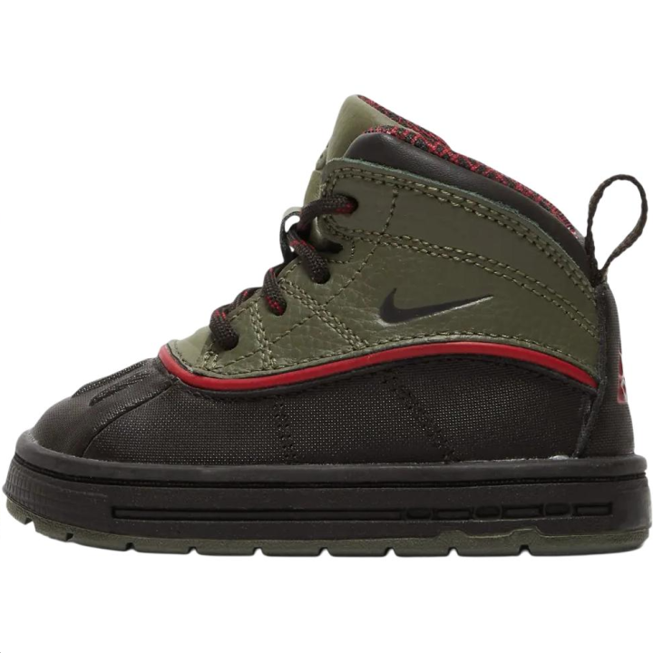 Nike Nike Woodside 2 Comfortable High top Toddler Shoes Green Black Red Infant And Toddler