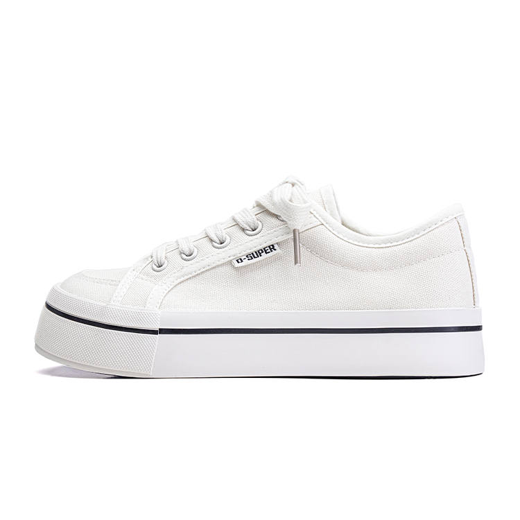 DD&OO Abrasion Resistant, Balanced Coverage, Lightweight, Breathable Low top Skateboard Shoes Women's Beige