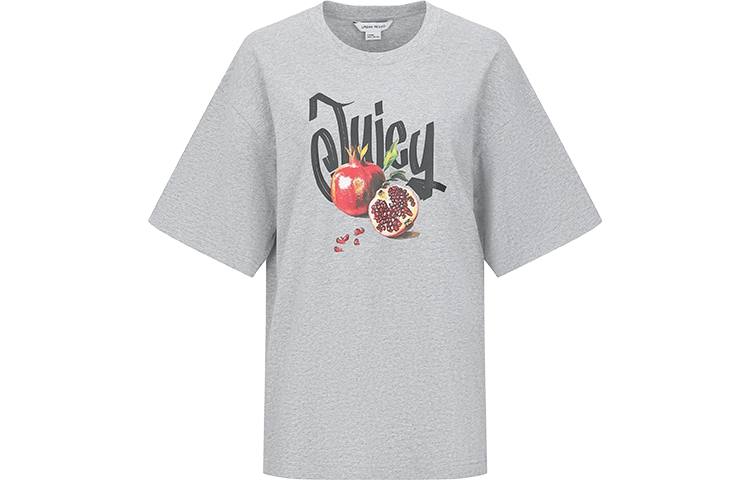 URBAN REVIVO T Shirt Women's Heather Gray