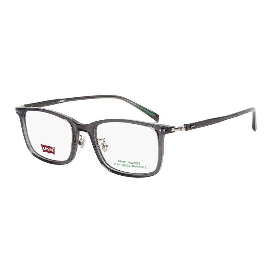 Levis Levis Plate Square Prescription Glasses Unisex Transparent Gray