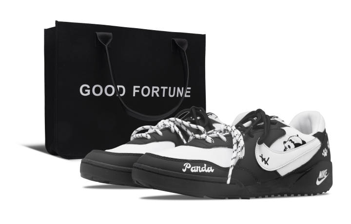 Nike Nike Terra Manta Panda Milk Cap Textile, Leather Low top Casual Shoes Unisex Black White