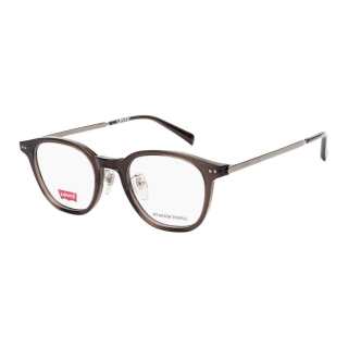 Levis Square Prescription Glasses Unisex Transparent Gray Green
