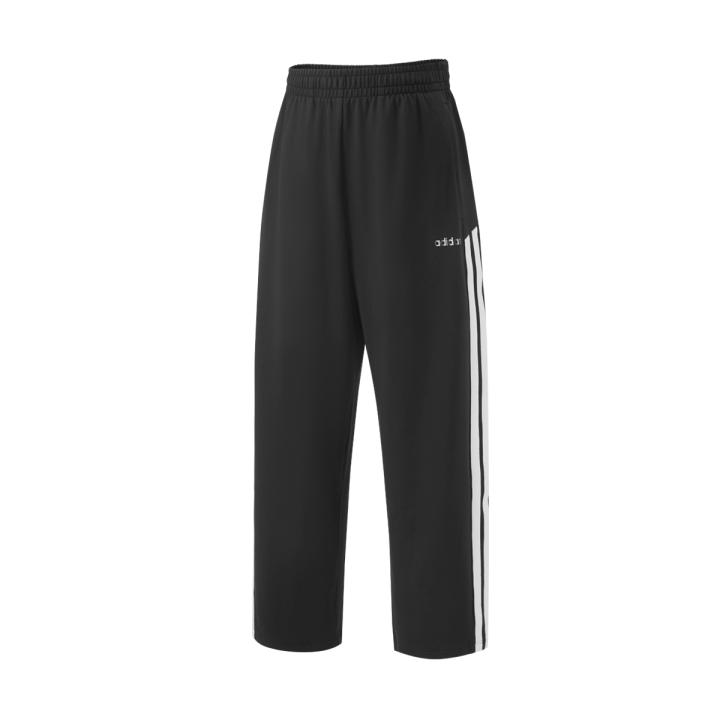 Adidas Adidas Casual Pants Men's Black Moderate Straight Fit Pants