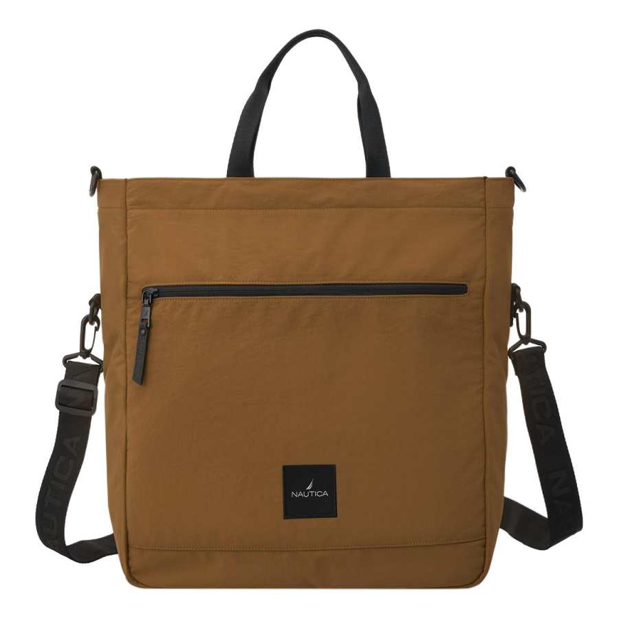 NAUTICA Nylon Handbag Regular Unisex Khaki