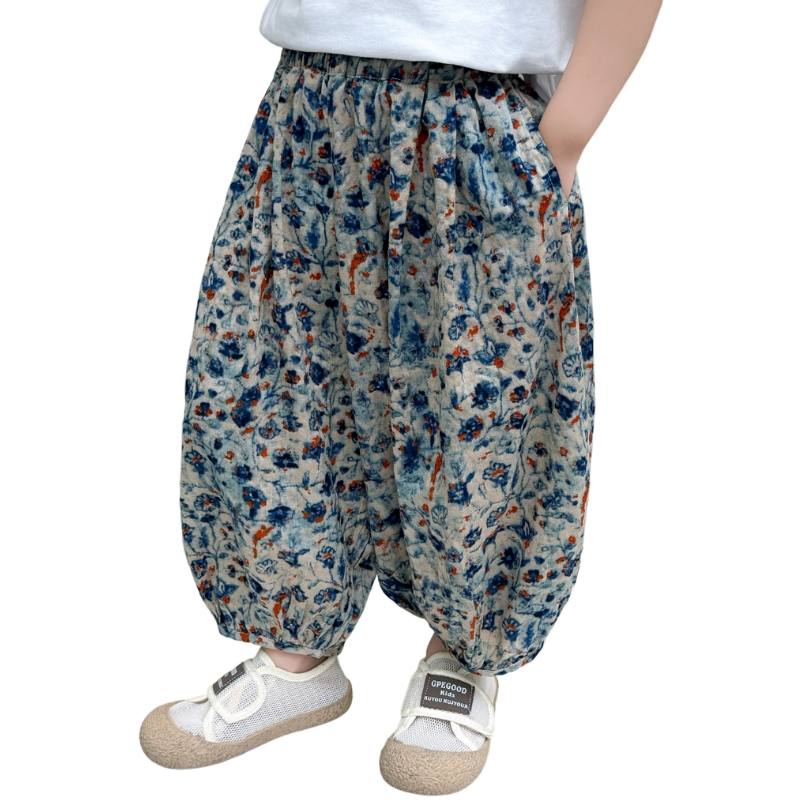 YALU YALU Cuffed Pants Children Aged 3 7 Years Old