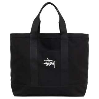 Stussy Cotton Handbag Extra Large Unisex Black