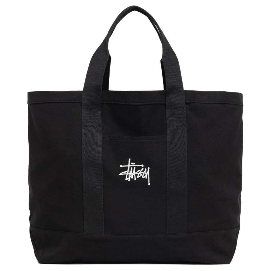 Stussy Cotton Handbag Extra Large Unisex Black