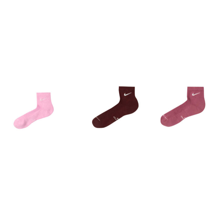 Nike Nike Dri FIT Everyday Ankle Socks Unisex 3 Pack