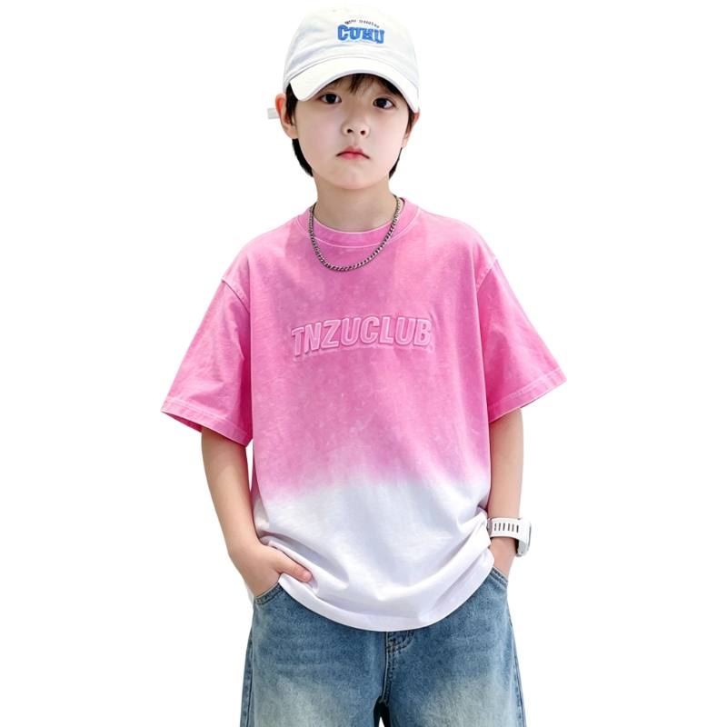 YALU YALU Grade School T Shirts Crew Neck Moderate