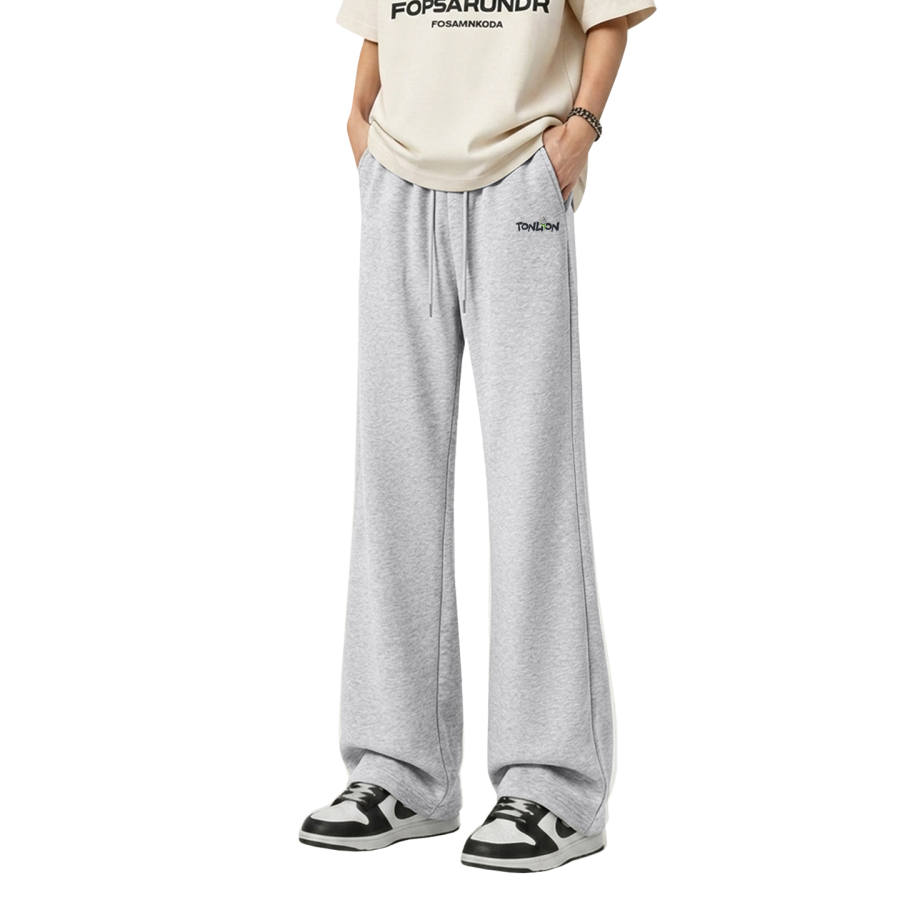 Tonlion Casual Pants Unisex Moderate Flared Pants