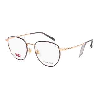 Levis Titanium Irregular Shape Prescription Glasses Unisex Black/Gold