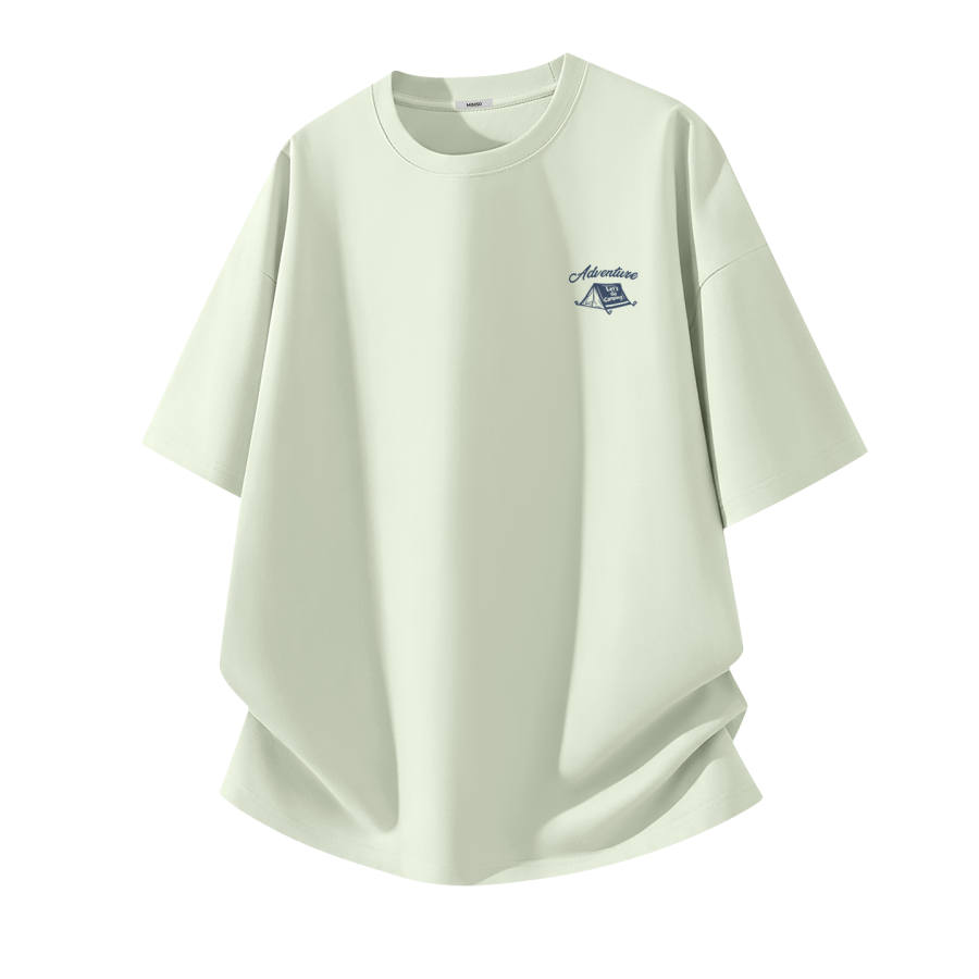 MINISO T Shirts Unisex Crew Neck Moderate Heavyweight