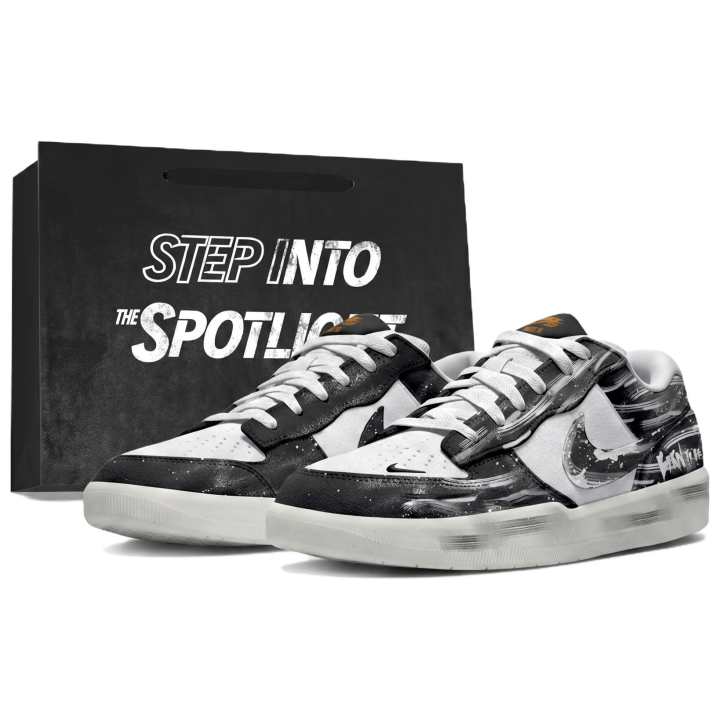 Nike Nike SB Force 58 Low top Skateboard Shoes Unisex Black White
