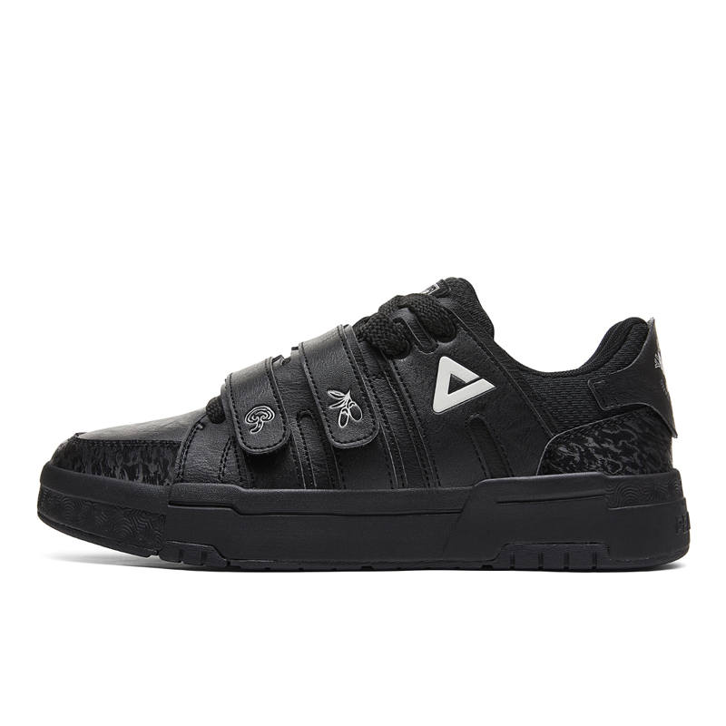 PEAK Taichi, Guochuang Cushioning Support Abrasion Resistant Lightweight Skateboard Shoes Men's Black
