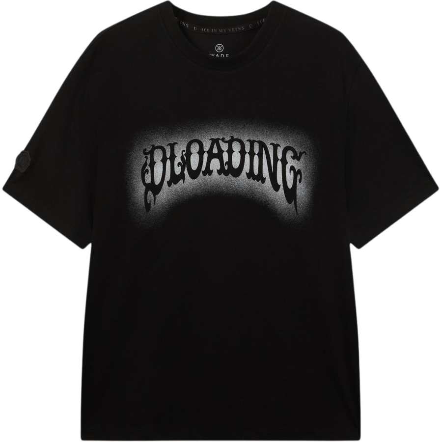Li-Ning Li Ning T Shirts Men's Black Crew Neck Moderate Straight Fit