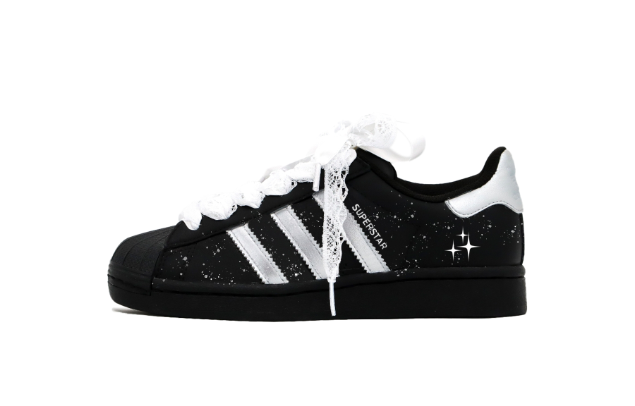 Adidas Originals SUPERSTAR Yue Shan Li, Star Low top Skateboard Shoes Unisex Silver