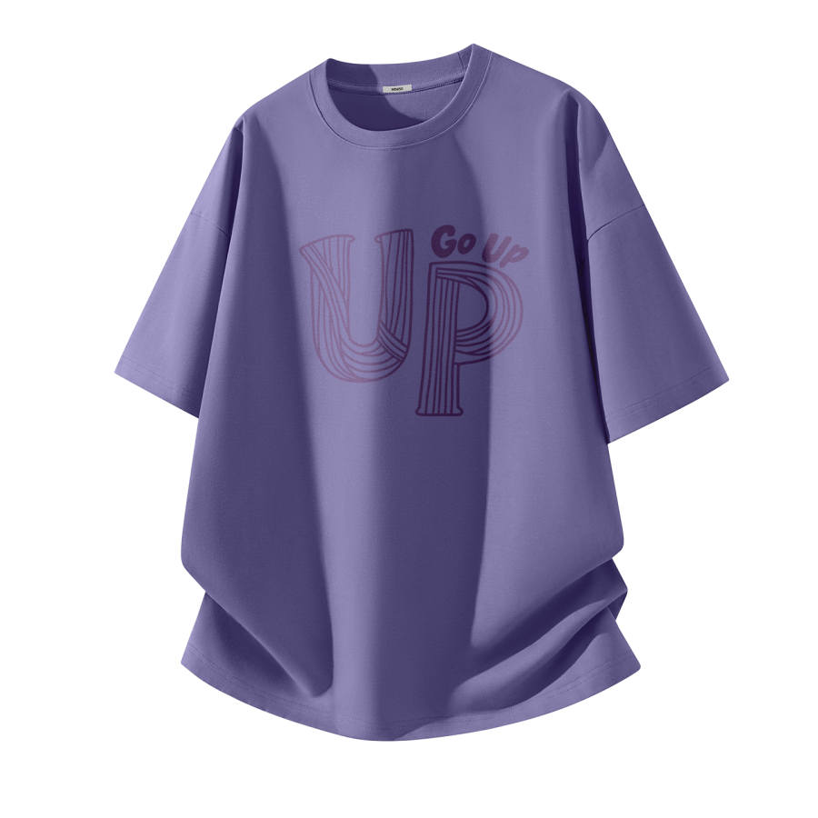 MINISO T Shirts Unisex Crew Neck Moderate Heavyweight