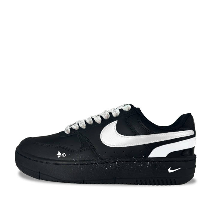 Nike Nike Gamma Force Ink Butterfly Shadow Synthetic Leather Low top Skateboard Shoes Unisex Black