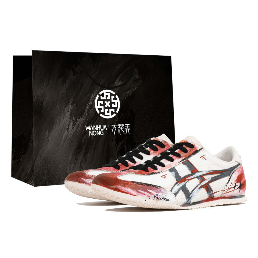 Onitsuka Tiger Machu Racer Kaleidoscope, Shadow Attack, Shopping Bag Abrasion Resistant Low top Casual Shoes Unisex