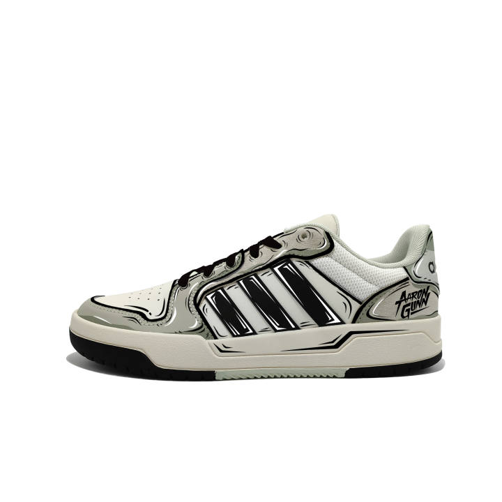 Adidas Adidas ENTRAP Parallel Worlds Synthetic Leather Low top Skateboard Shoes Unisex Gray
