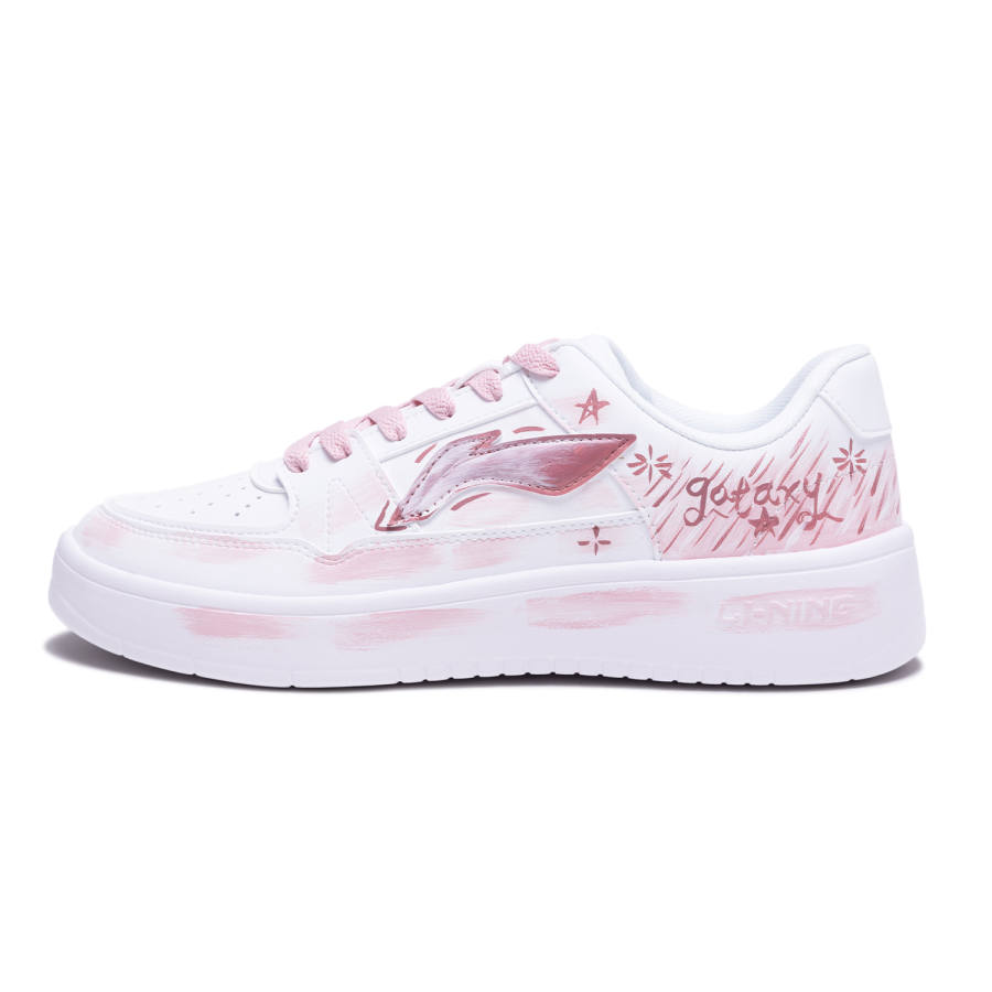 Li-Ning Li Ning Floating Boat Slip Resistant, Lightweight, And Breathable Low top Skateboard Shoes Women's