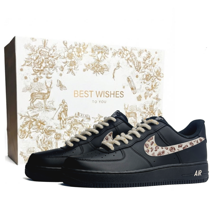 Nike Nike Air Force 1 Abrasion Resistant Low top Casual Skate Shoes Unisex
