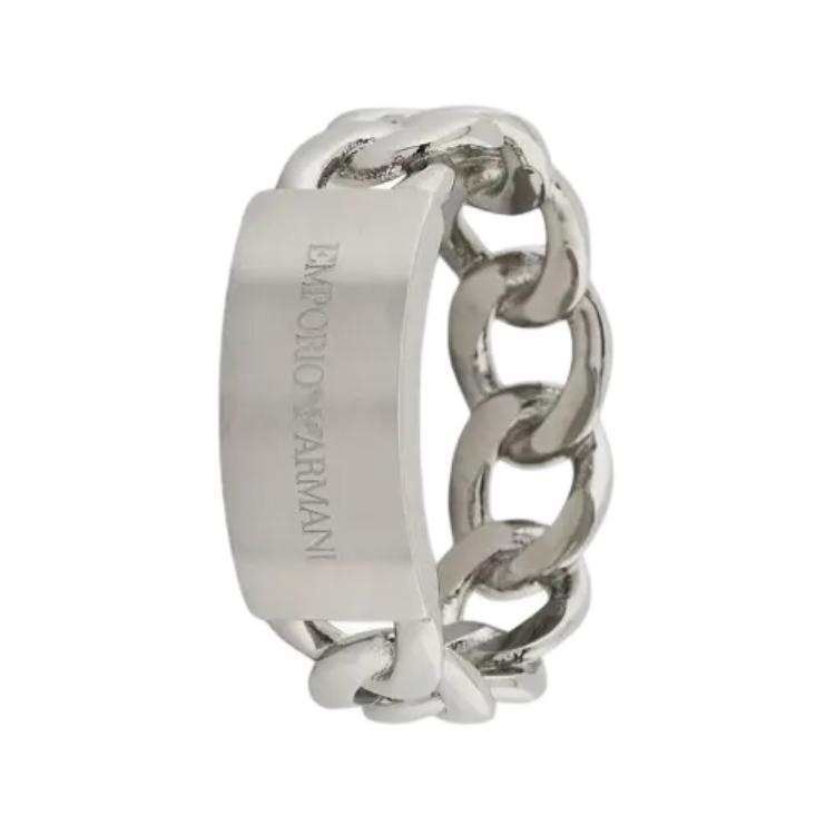 EMPORIO ARMANI Rings Men's Silver