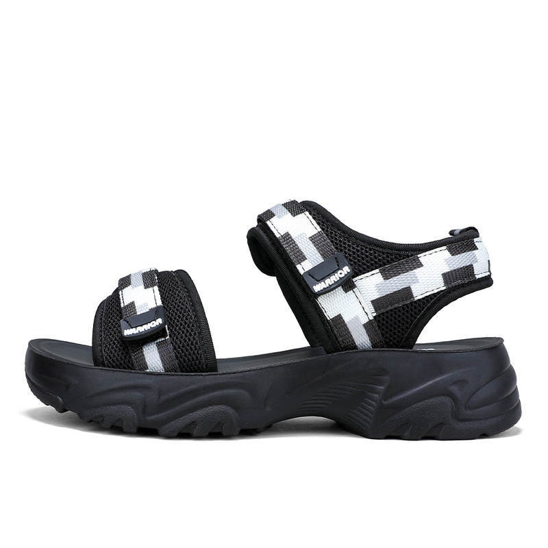 WARRIOR Beach Sandals Women's Black Rice/Beige Purple Blue