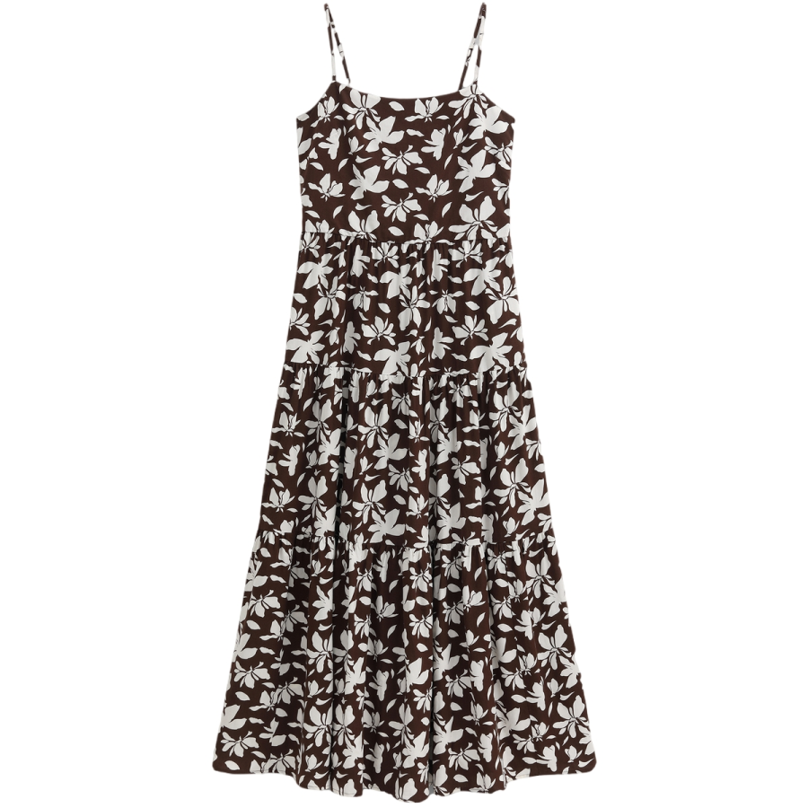 GAP Slip Dresses Women's Floral Pattern Moderate Long Skirt