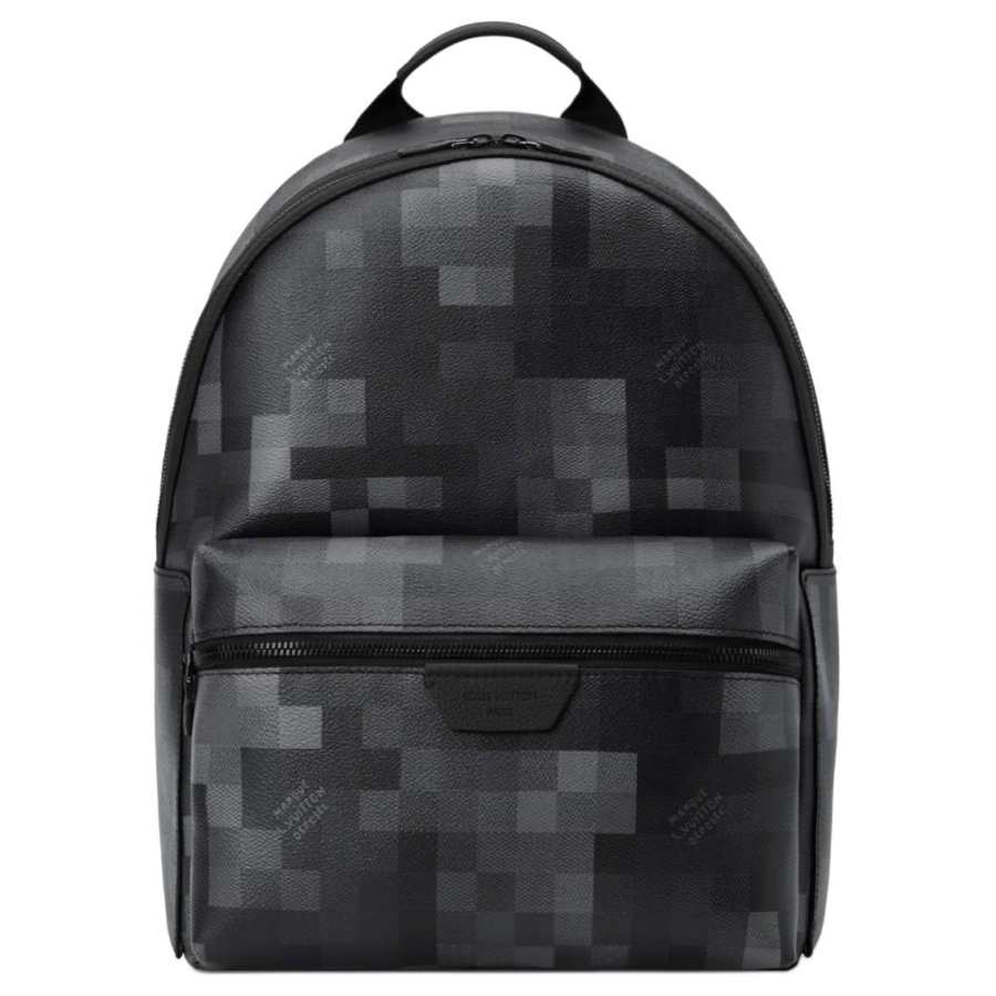 LOUIS VUITTON LOUIS VUITTON Discovery Coated Canvas Backpack Small Men's Black