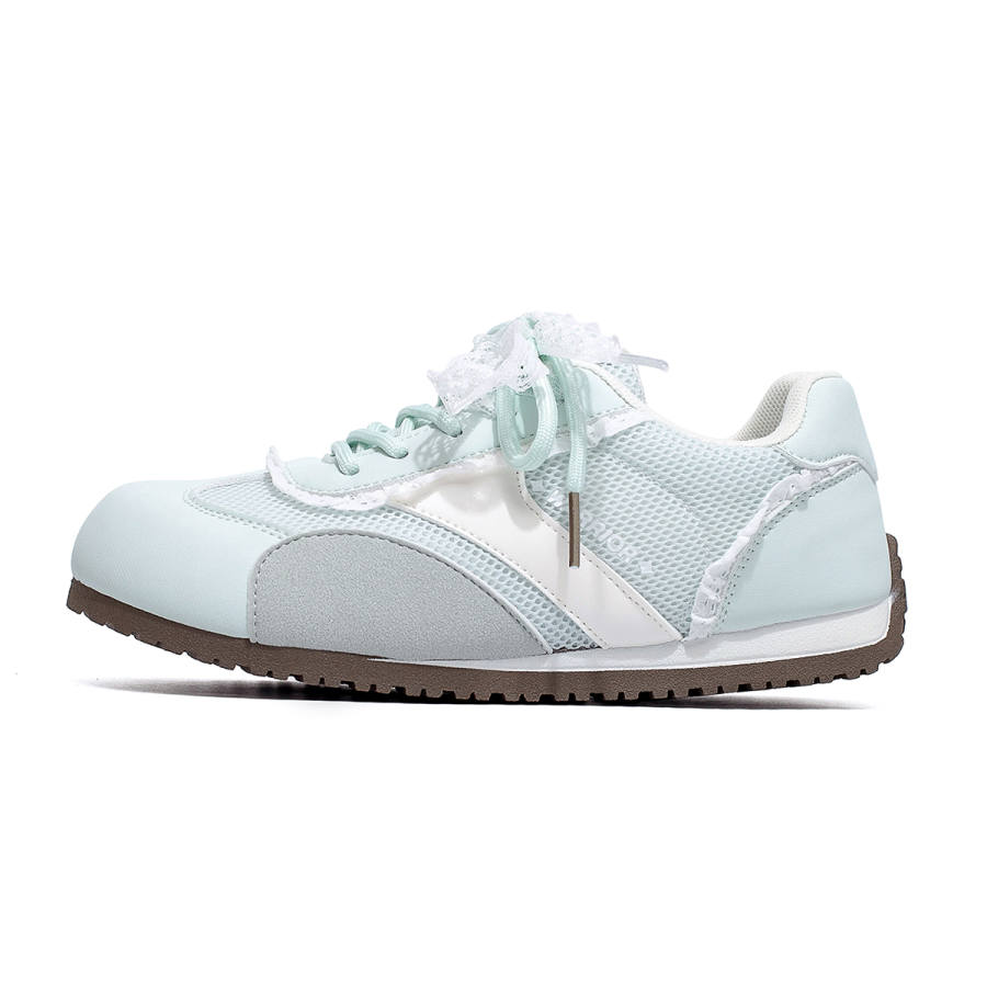 WARRIOR Warrior Students Party, Flat Mesh White Shoes Coverage Abrasion Resistant Lightweight Breathable Low top Casual Shoes