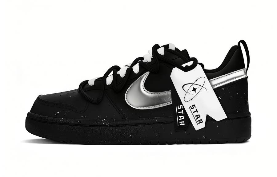 Nike Nike Court Borough Low 2 Low top Kids' Skateboarding Shoes Black Teenagers