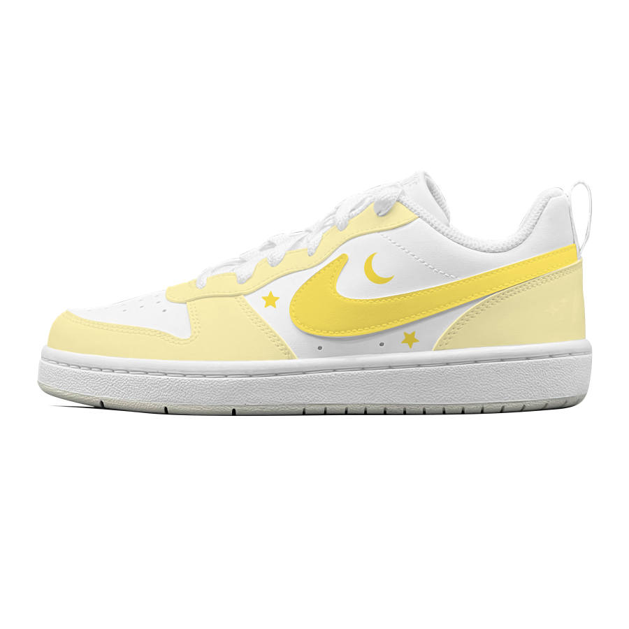 Nike Nike Court Star Moon Milk Puff Abrasion Resistant Lightweight Cushioning Support Low top Kids' Skateboarding Shoes