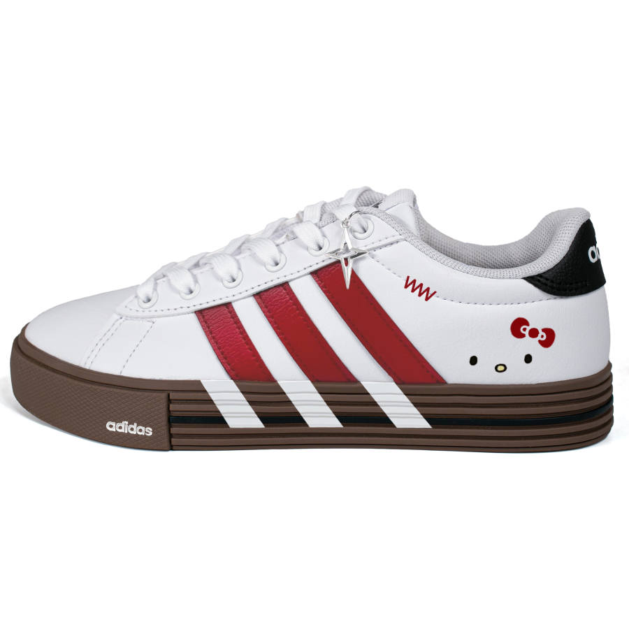 Adidas Adidas Daily 4.0 Fresh Look Meow Sauce Synthetic Leather Slip Resistant Abrasion Resistant Low top Skateboard Shoes