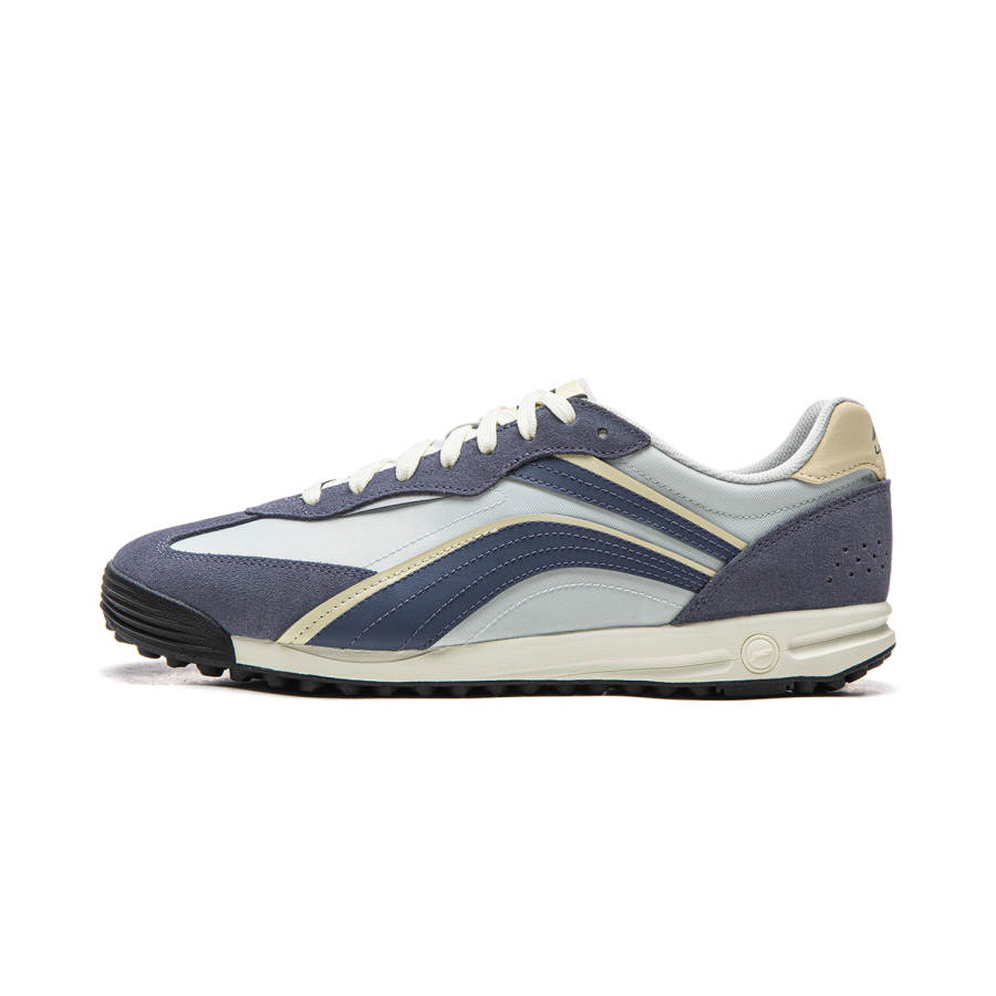 Li-Ning Li Ning Film Slip Resistant, Abrasion Resistant, Lightweight Low top Casual Shoes Men's White Gray