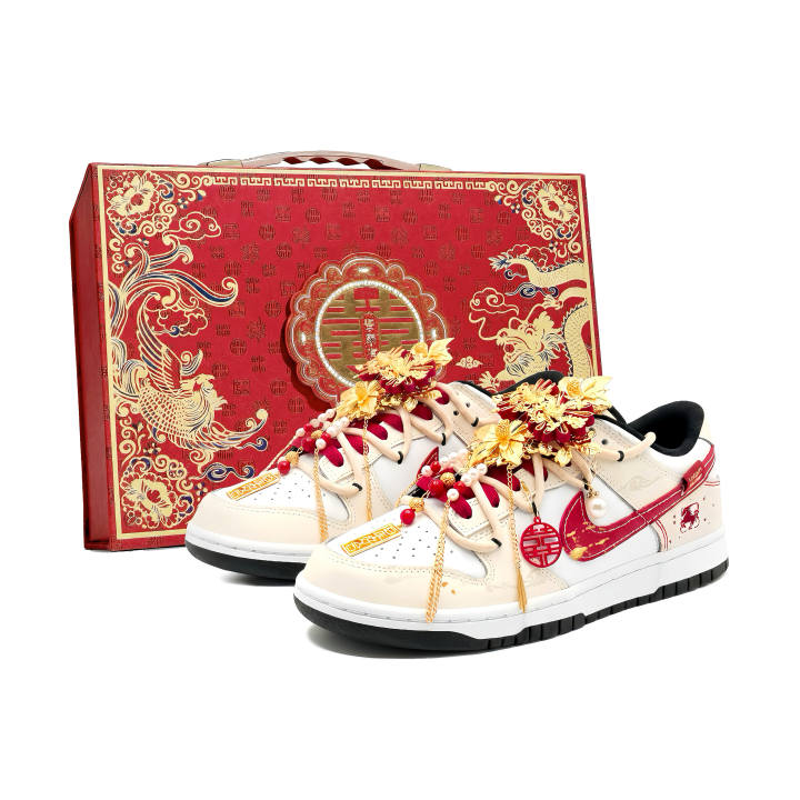 Nike Nike Dunk Low top Skateboard Shoes Unisex Red