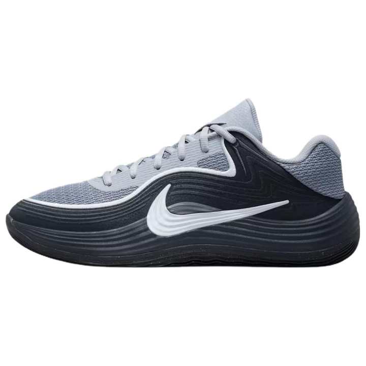 Nike Nike Precision 8 Breathable Lightweight Low top Basketball Shoes Men's Gray Black