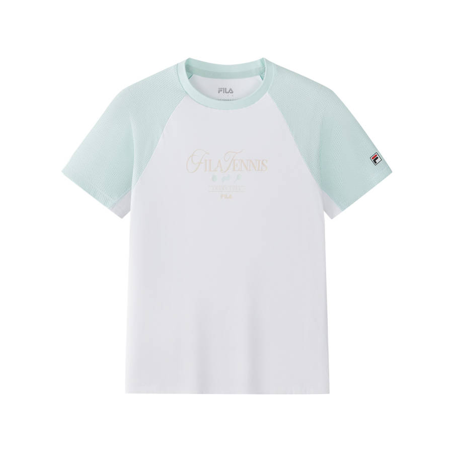 FILA KIDS Short Sleeved T Shirts Jade White Kids'