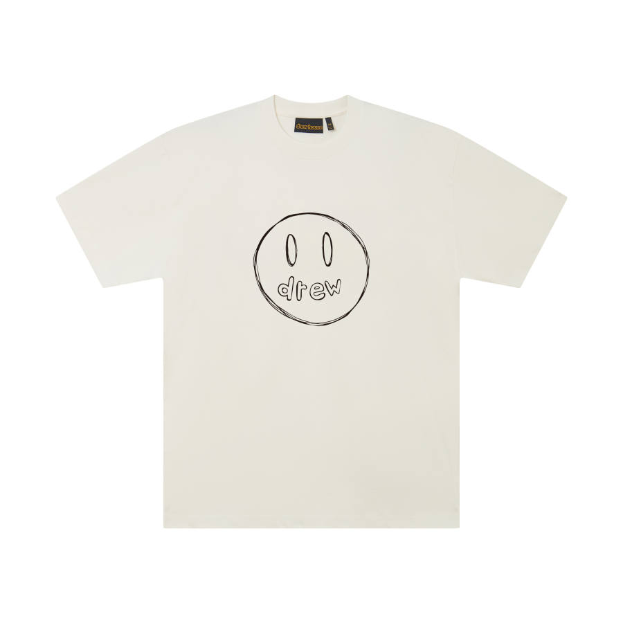 Drew house T Shirts Unisex Crew Neck Moderate Heavyweight